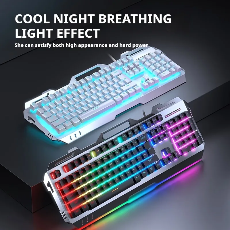 Gaming Keyboard Bundle - Teclado de membrana para jogos EWEADN