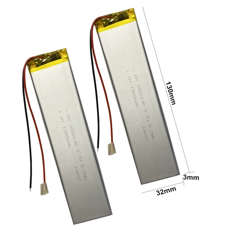 Gaming Keyboard Tester - 2 unidades/lote 3032130 3.7V 1800mAh Bateria