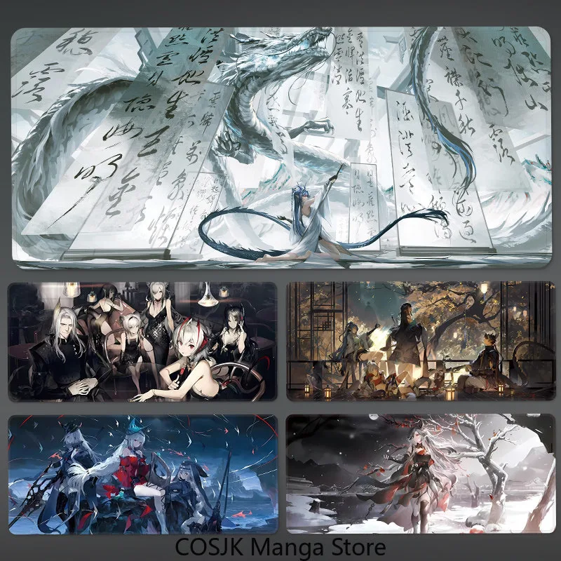 Gaming Keyboard And Mouse Pad - Mouse Pad Gamer Extragrande Anime Arknights: