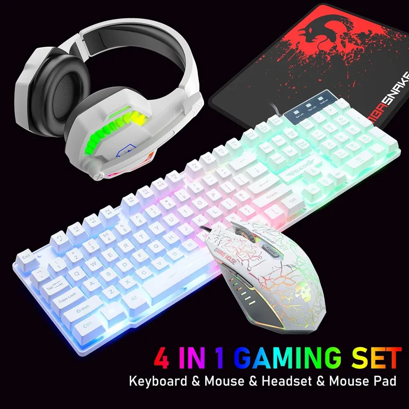 Gaming Keyboard Bundle - Mambasnake t11 reino unido 100% teclado