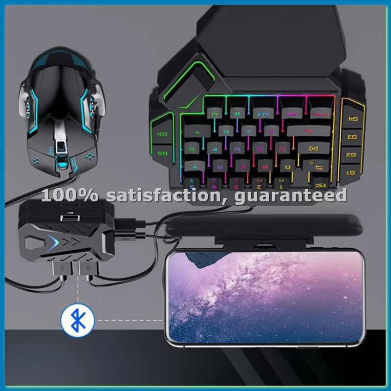 Gaming Keyboard And Mouse Converter For Mobile - Adaptador Conversor de Teclado e Mouse