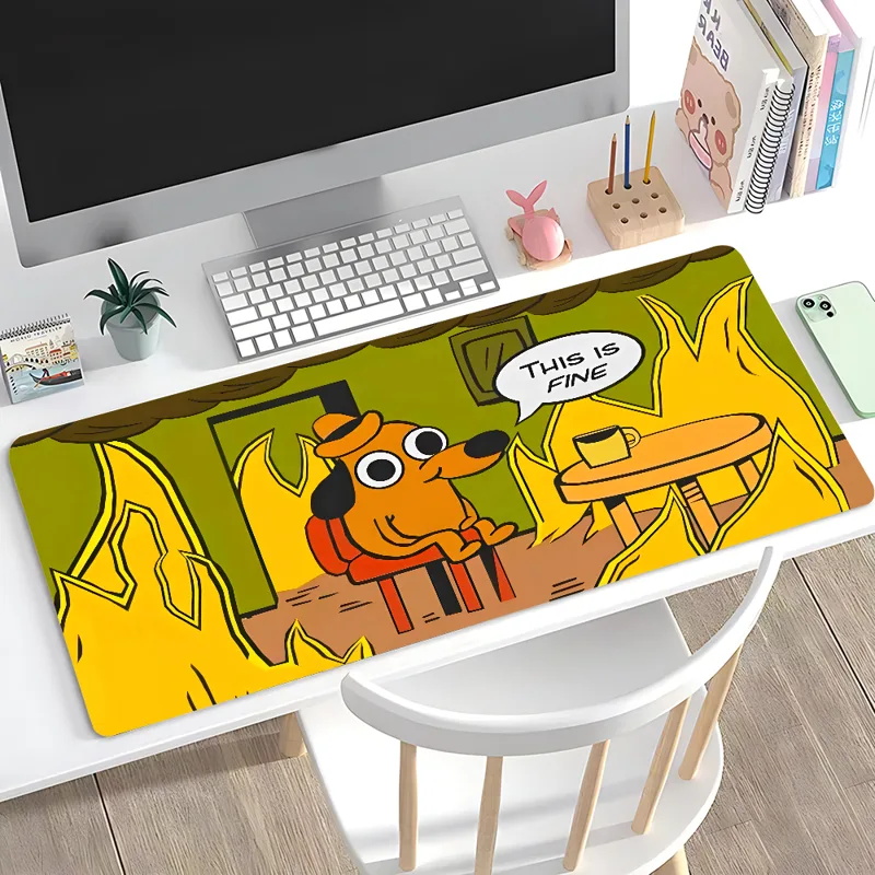 Gaming Keyboard And Mouse Pad - Este é fino cão dachshund mousepad