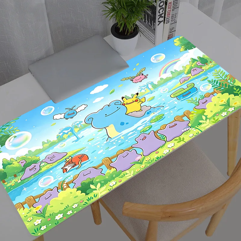 Gaming Keyboard Brands - Mouse Pad Pokémon Pikachu Anime Durável