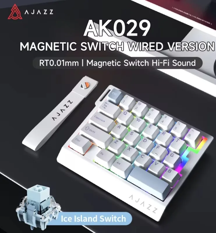 Gaming Keyboard Mini Mechanical - Teclado Gamer Mecânico Mini AK029 com