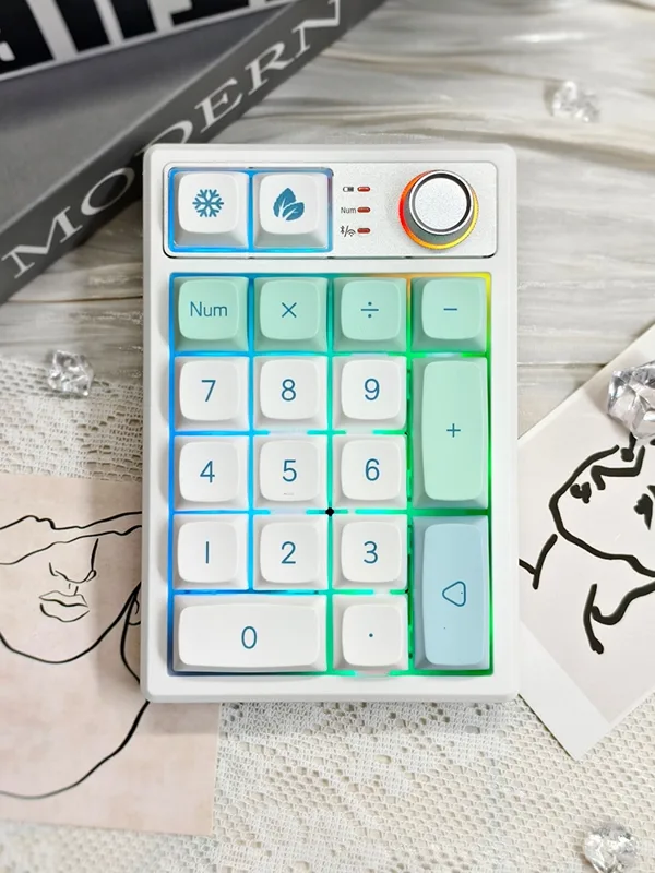 Gaming Keyboard Number Pad - Teclado Mecânico Mini Gamer Programável KEYCOOL