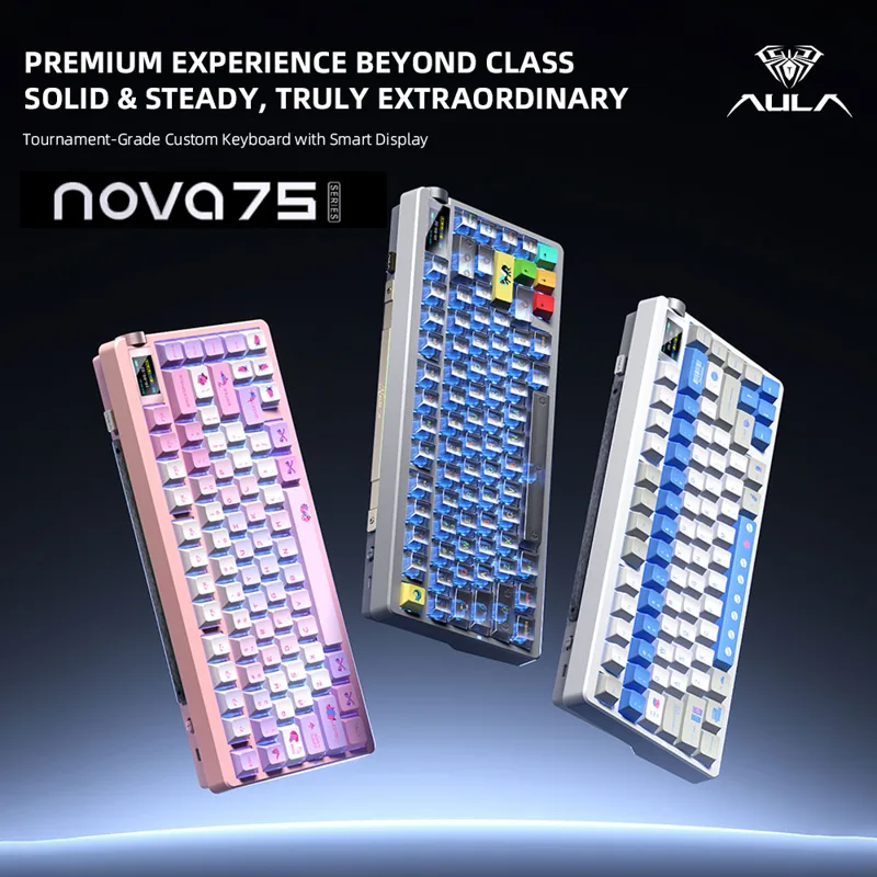 Gaming Keyboard Mini Mechanical - Novo Teclado Mecânico Sem Fio AULA