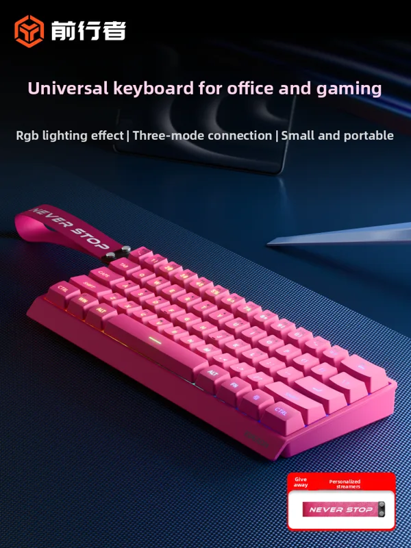 Gaming Keyboard Bundle - Combo de Teclado Mecânico com Fio