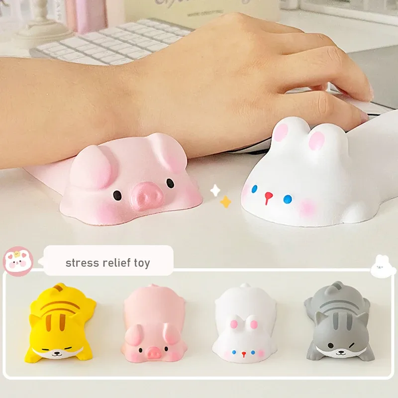 Gaming Keyboard Types - Mouse Pad Ergonômico Kawaii para Escritório,