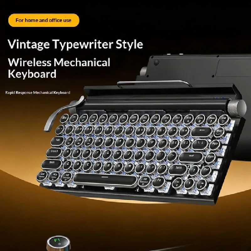 Gaming Keyboard Not Typing - Teclado Mecânico Sem Fio, Estilo Retrô