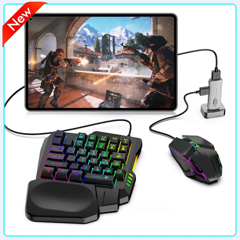Gaming Keyboard And Mouse Converter For Mobile - 5 em 1 conversor de jogo