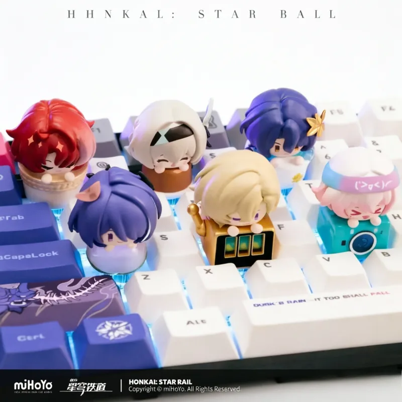 Gaming Keyboard Esports - Mihoyo Honkai Star Rail Keycap Blind