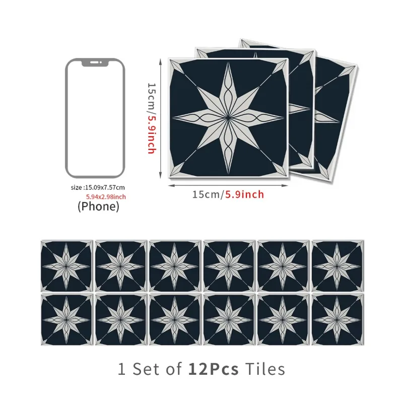 Pe Foam Sheet - 12 folhas 15*15cm papel de parede