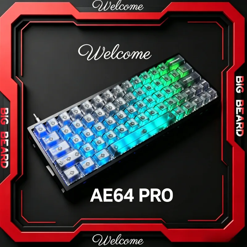 Gaming Keyboard Hall Effect Switches - Teclado Gamer Everglide AE64 Pro HE