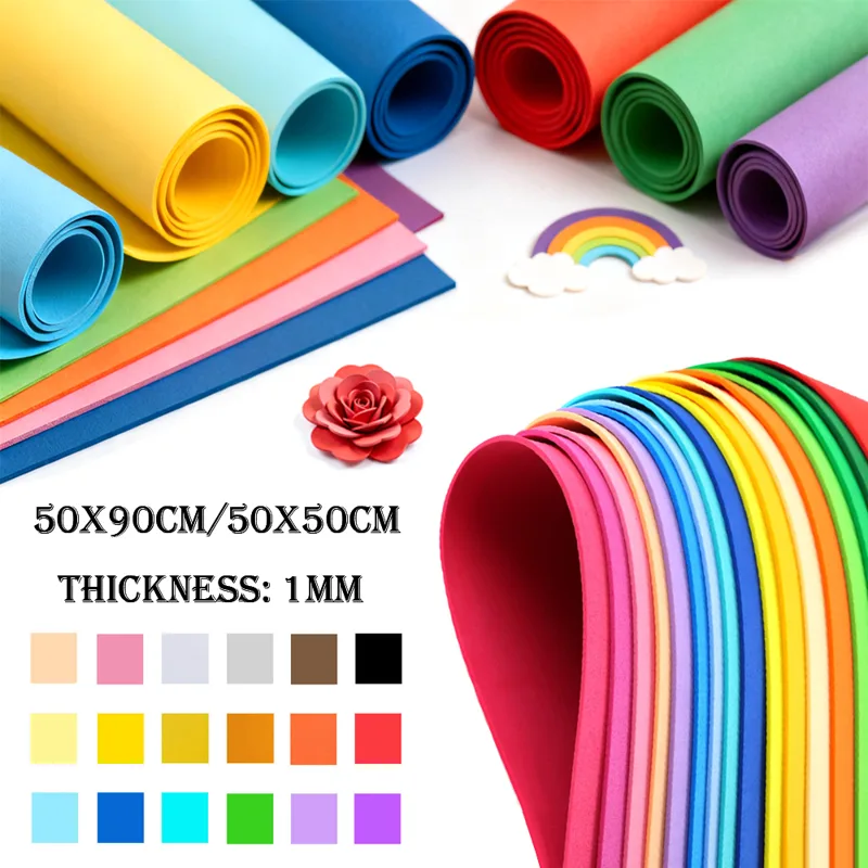 Pe Foam Sheet - 1/18 folhas coloridas de espuma eva,
