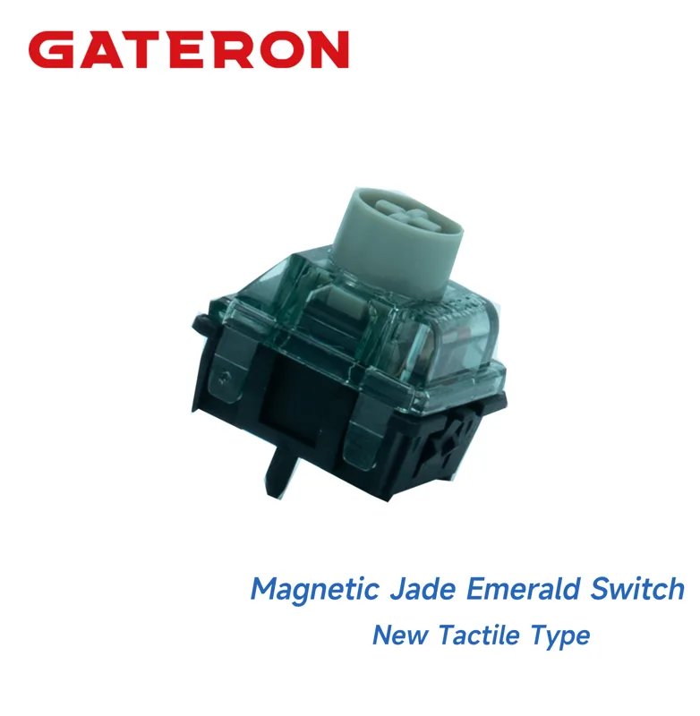 Gaming Keyboard Hall Effect Switches - Switch Magnético GATERON Jade Emerald, Tátil,