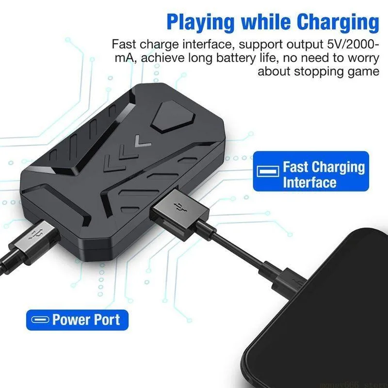 Gaming Keyboard And Mouse Converter For Mobile - F62c gamepad para móvel bluetooth-compatível controlador