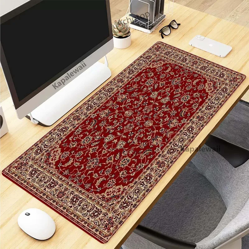 Gaming Keyboard Hand - Tapete persa misterioso retro mouse pad