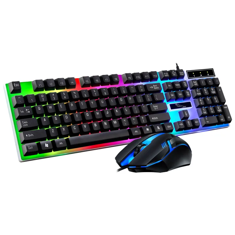 Gaming Keyboard Bundle - Teclado para jogos RGB Kit de