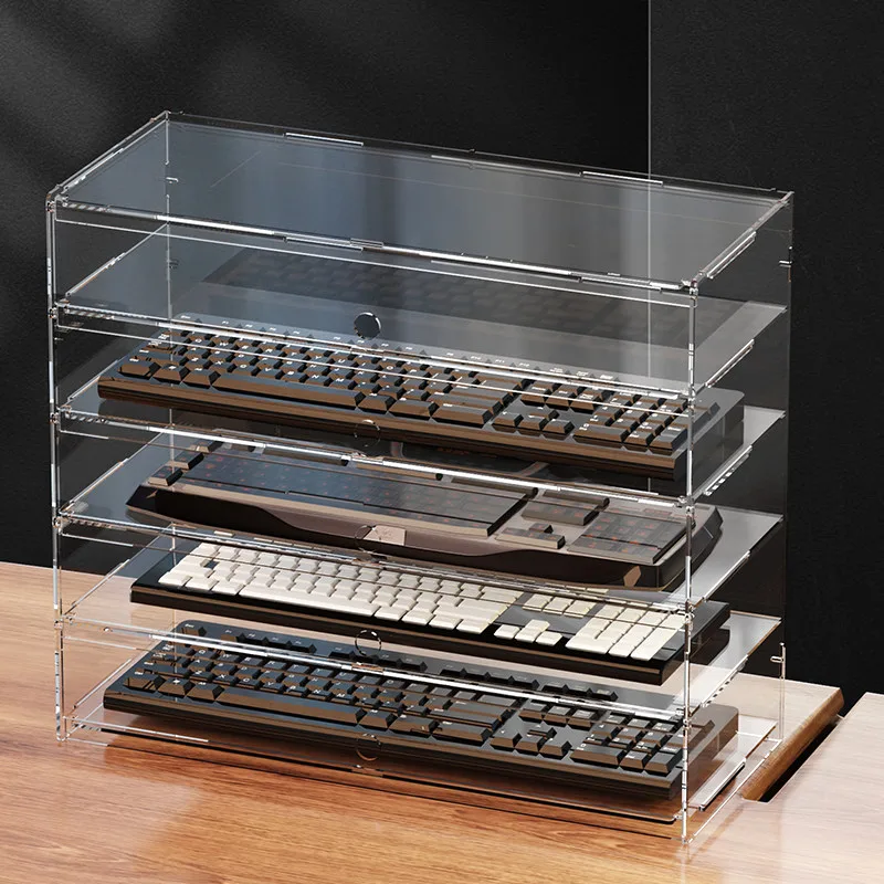 Gaming Keyboard Types - Premium transparente acrílico à prova de