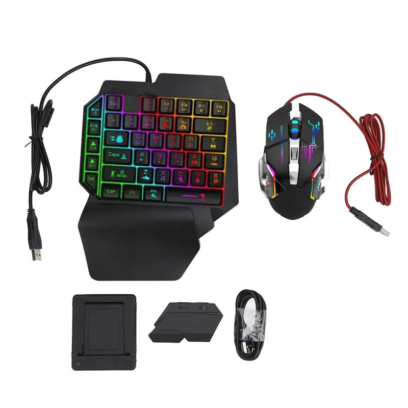 Gaming Keyboard Hand - Conjunto de Conversor de Teclado e