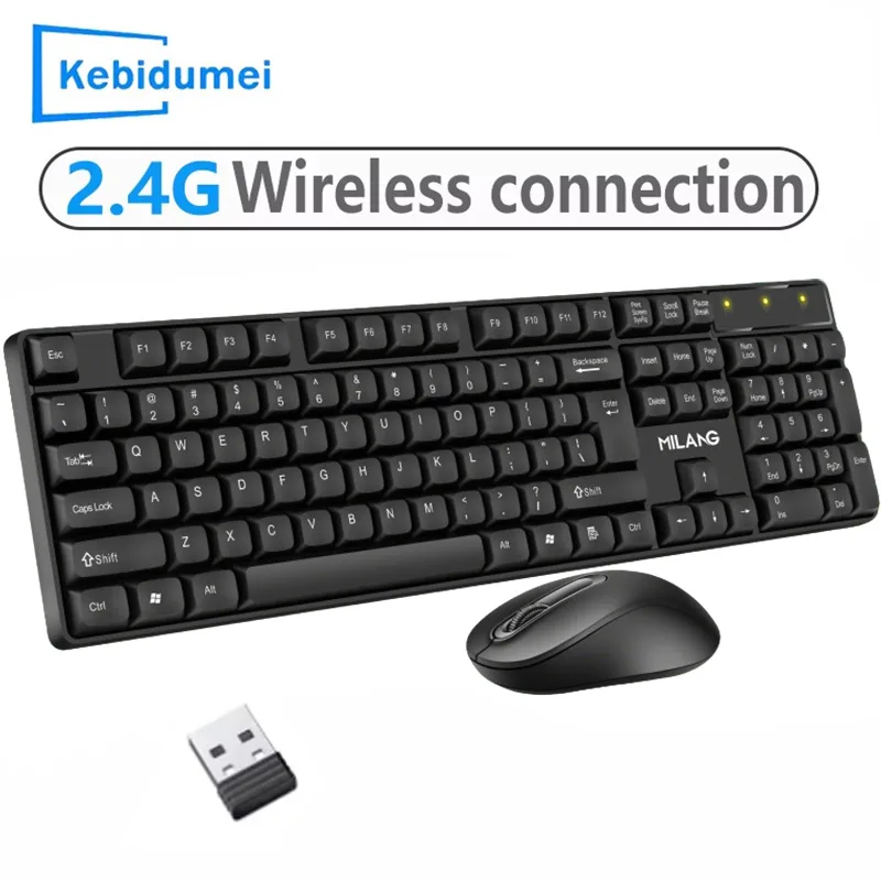Gaming Keyboard Mouse Wireless - Conjunto de teclado e mouse sem