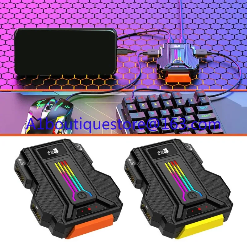Gaming Keyboard And Mouse Converter For Mobile - 1 pçs caçador mouse adaptador gamepad