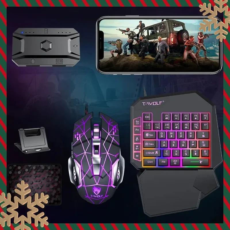 Gaming Keyboard And Mouse Converter For Mobile - Kit mobilador gamer kit teclado de