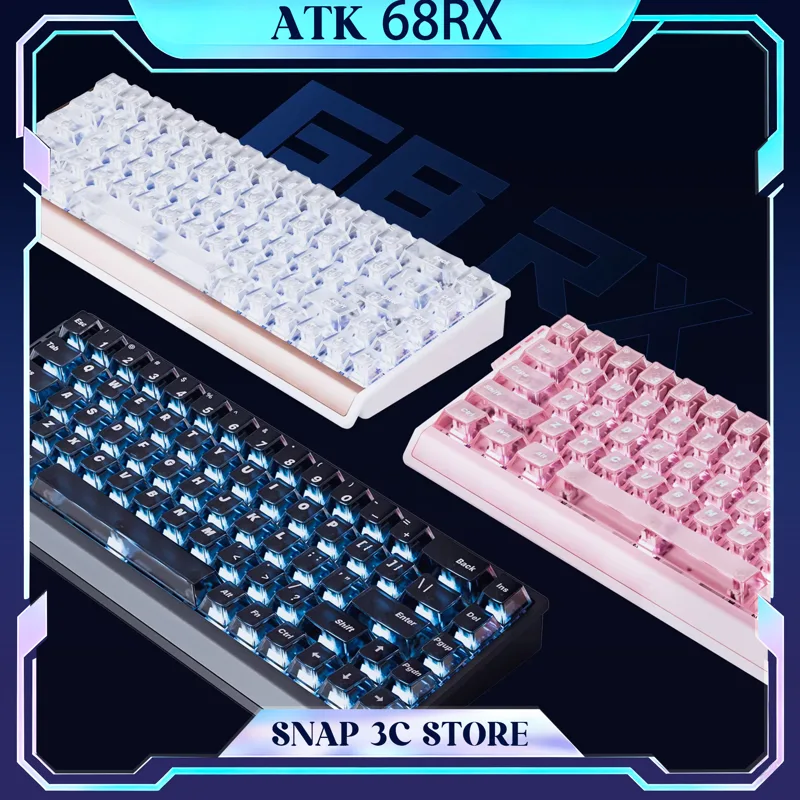 Gaming Keyboard Hall Effect Switches - Teclado Gamer ATK 68RX com Switches