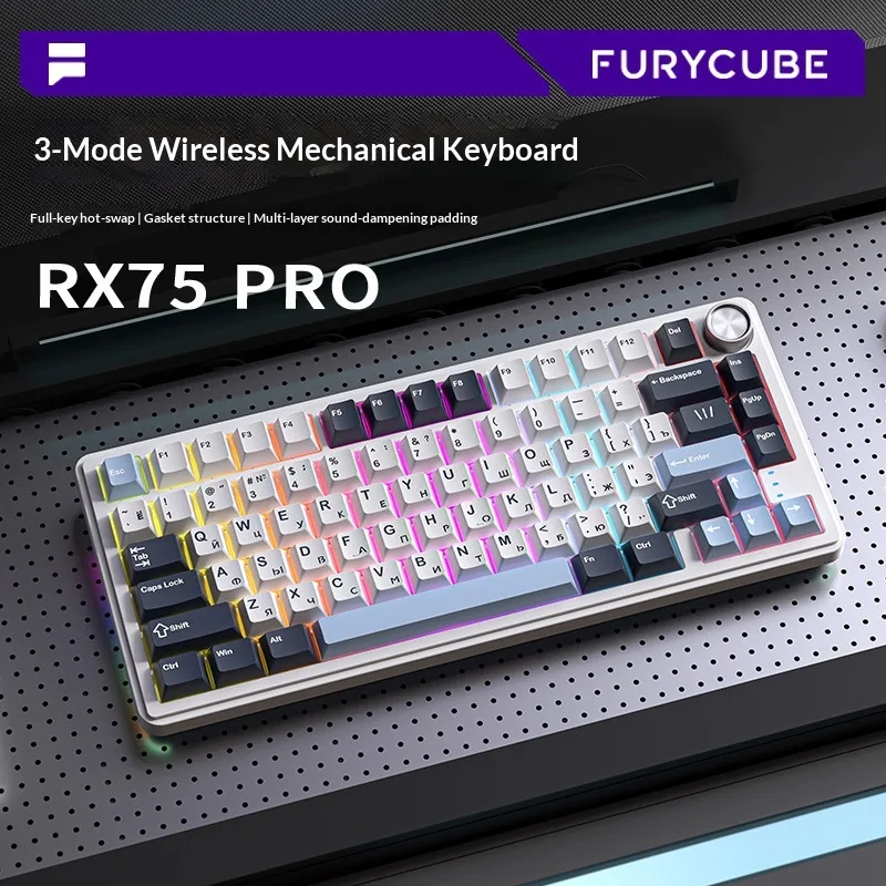 Gaming Keyboard Not Typing - Teclado Mecânico Furycube Rx75 Pro Tri-Mode