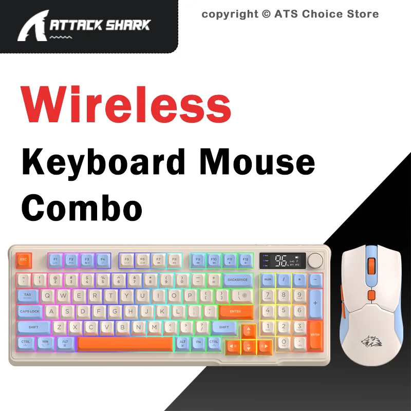 Gaming Keyboard Bundle - Combo de Teclado e Mouse Sem