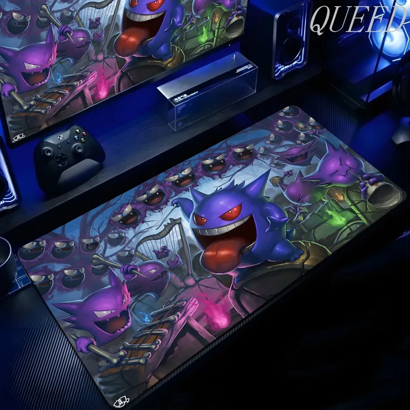 Gaming Keyboard Hand - Mousepad Anime P-Pokemons Xxl Kawaii G-gengar,