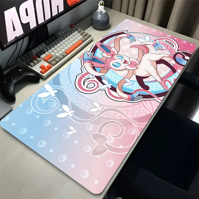Gaming Keyboard Top - Mousepad Grande Rosa Fofo XXL para