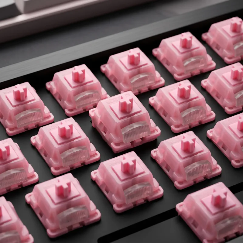 Gaming Keyboard Hot Swappable - Switch Mecânico Leobog Walk Snow Tactile