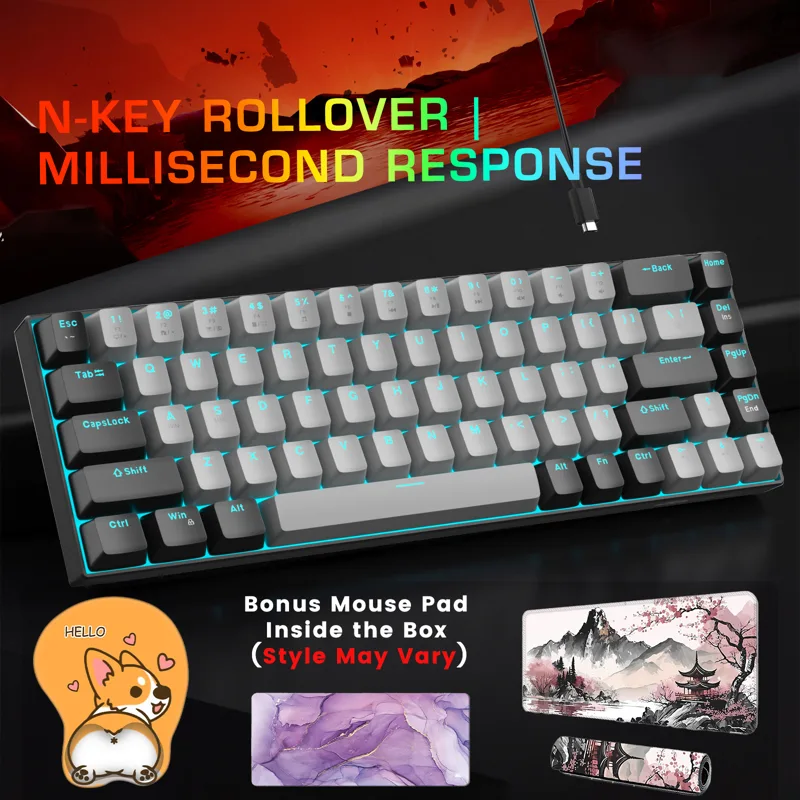 Teclado Mecânico Portátil Focu - Gaming Keyboard Number Pad avaliação e preço