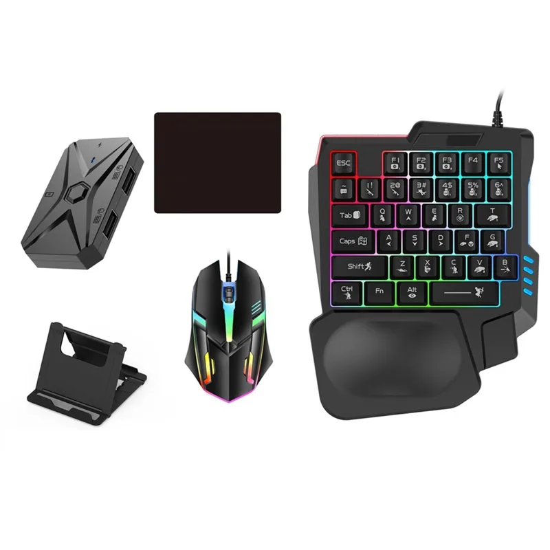 Kit Conversor de Jogos Móveis  - Gaming Keyboard And Mouse Converter For Mobile avaliação e preço