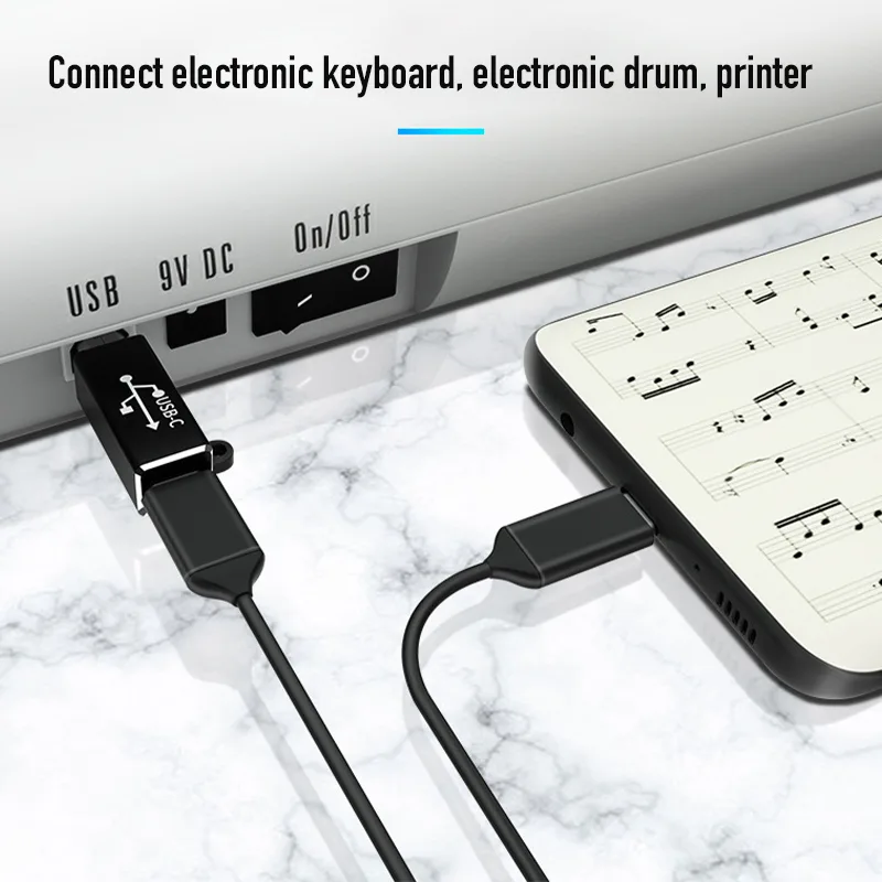 Tipo c usb fêmea para USB-B ma - Gaming Keyboard Type C avaliação e preço