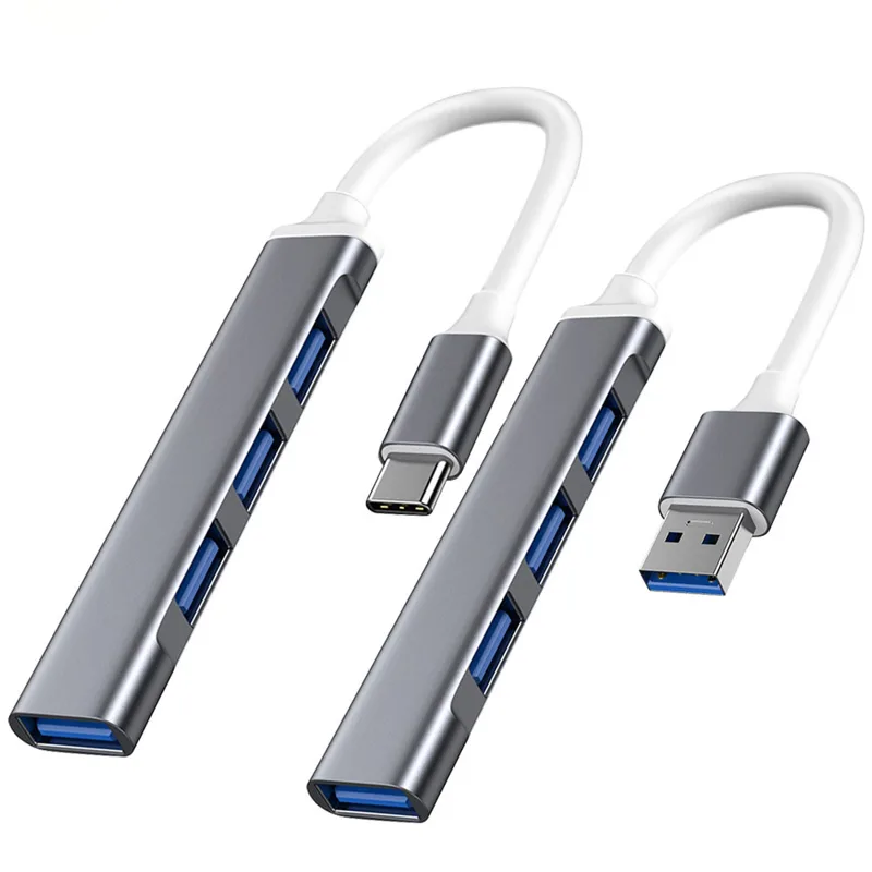 Hub USB-C 3.0 Tipo C com 4 Por - Gaming Keyboard Splitter avaliação e preço