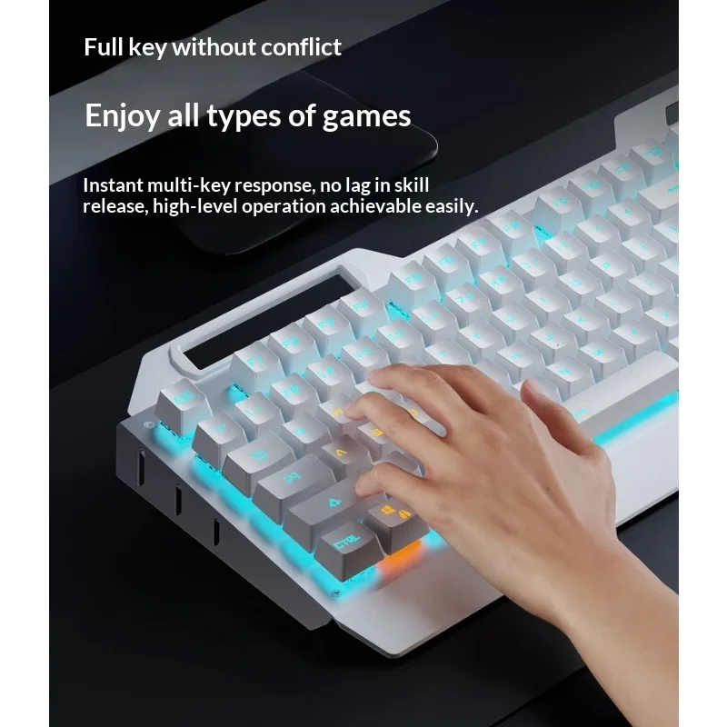 Combo de Teclado Mecânico Sem  - Gaming Keyboard Bundle avaliação e preço
