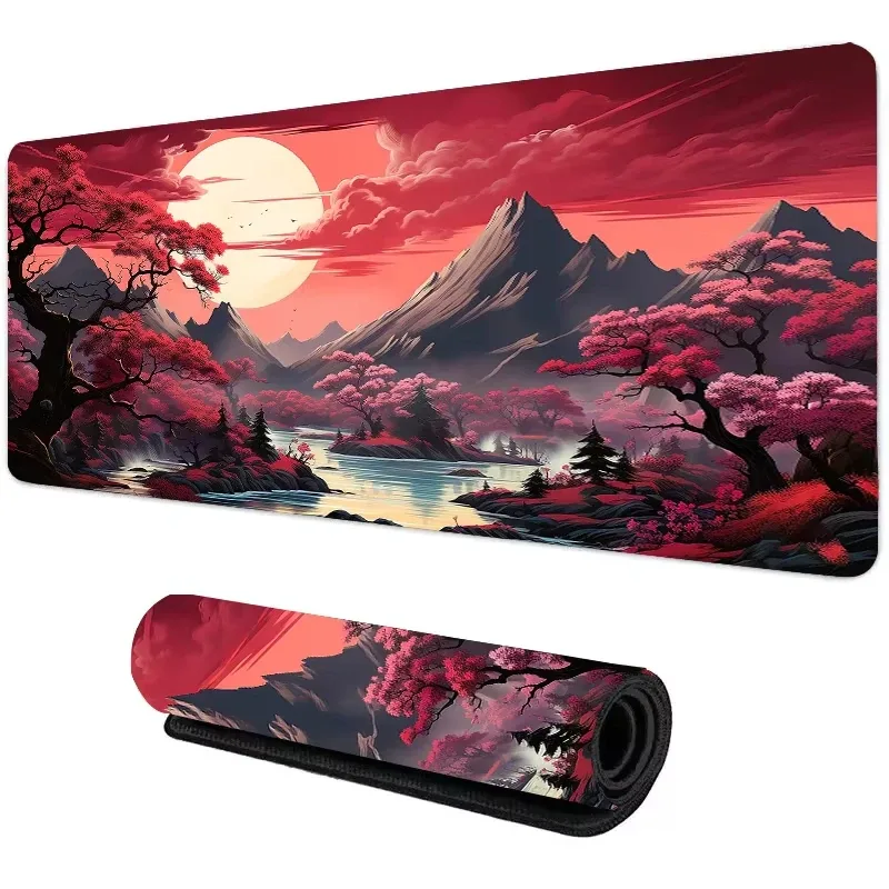 Pôr do sol montanha vista sili - Gaming Keyboard And Mouse Pad avaliação e preço