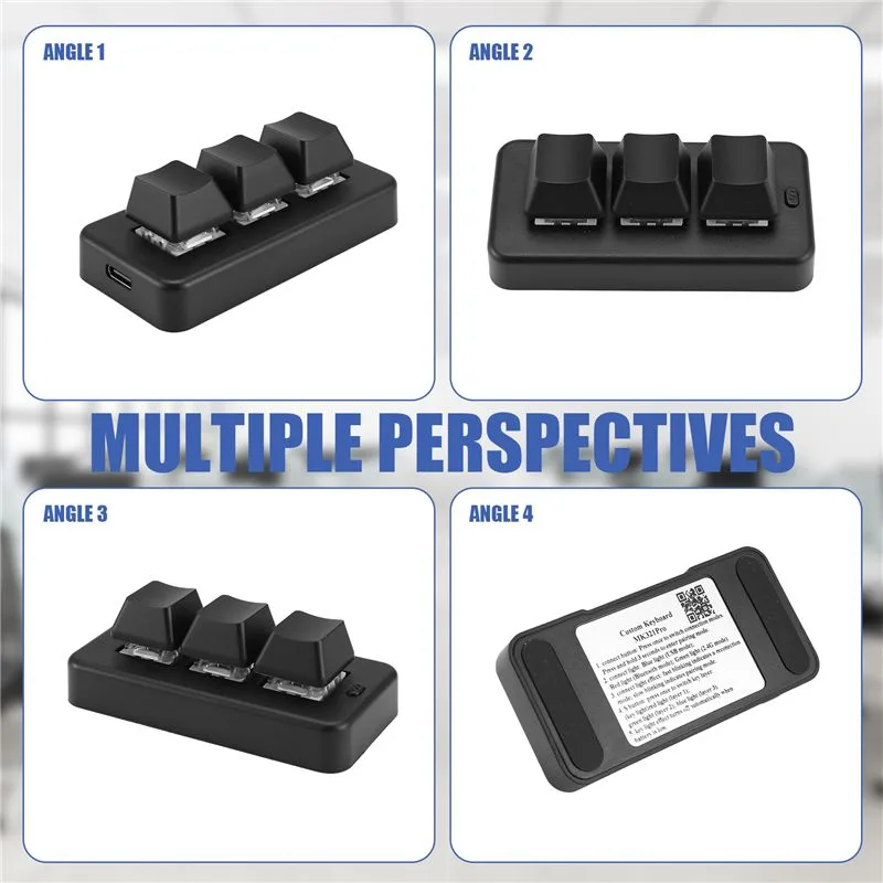 Mini teclado macro programável - Gaming Keyboard Mini Mechanical avaliação e preço