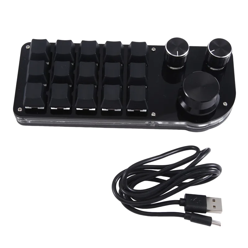 Programação macro personalizad - Gaming Keyboard Mini Mechanical avaliação e preço