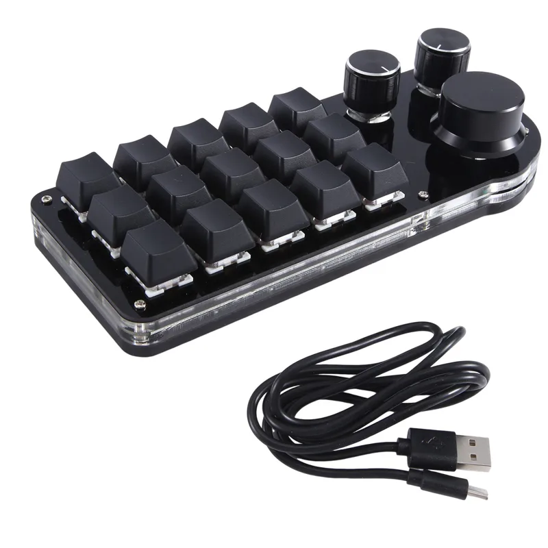 Programação macro personalizad - Gaming Keyboard Mini Mechanical avaliação e preço