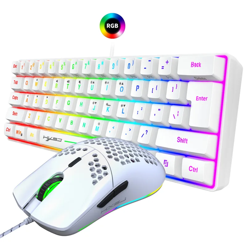 Conjunto de Teclado e Mouse HX - Gaming Keyboard Mouse Wireless avaliação e preço