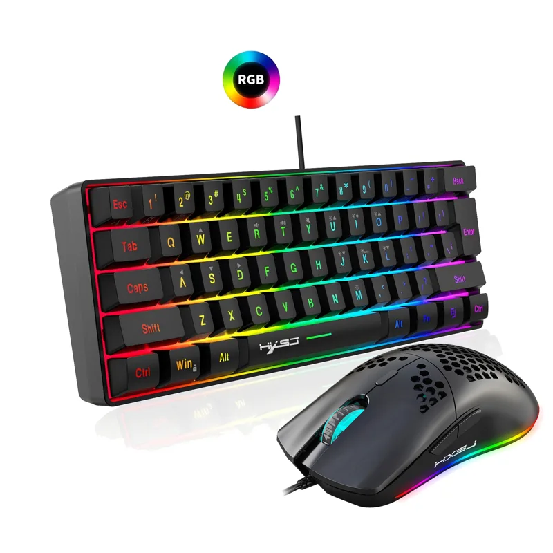 Conjunto de Teclado e Mouse HX - Gaming Keyboard Mouse Wireless avaliação e preço