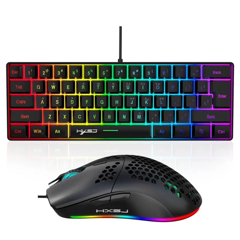 Conjunto de Teclado e Mouse HX - Gaming Keyboard Mouse Wireless avaliação e preço