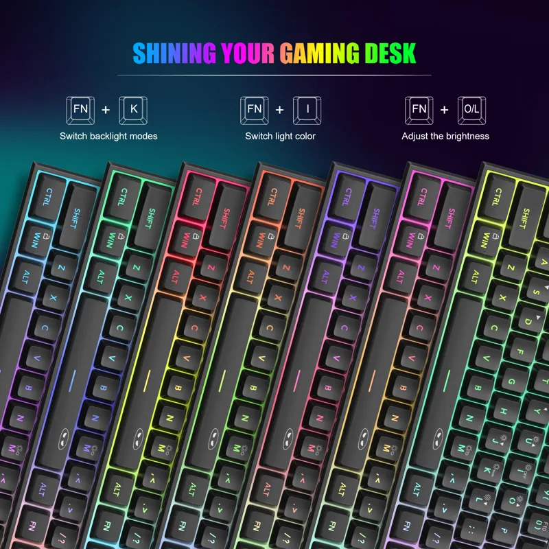 Teclado para jogos MageGee Min - Gaming Keyboard Bundle avaliação e preço