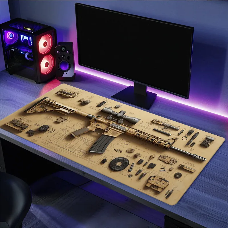 Tapete de Rato Gaming Grande e - Gaming Keyboard And Mouse Pad avaliação e preço