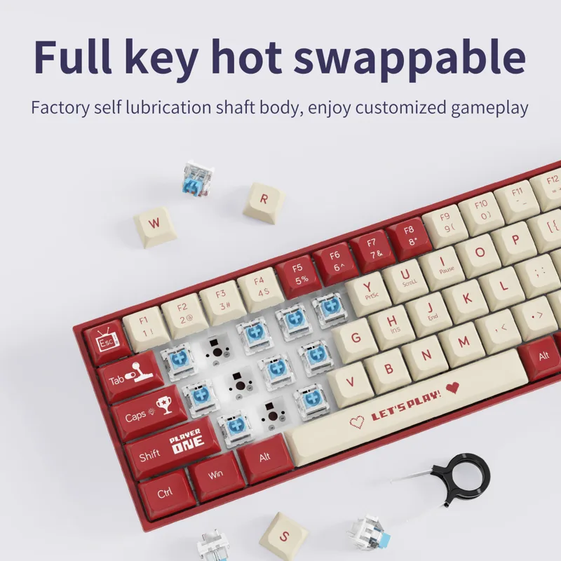 Teclado Mecânico Gamer AJAZZ A - Gaming Keyboard Mini Mechanical avaliação e preço