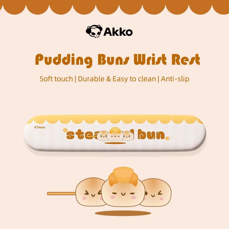 Akko pudim pães teclado almofa - Gaming Keyboard Hand avaliação e preço
