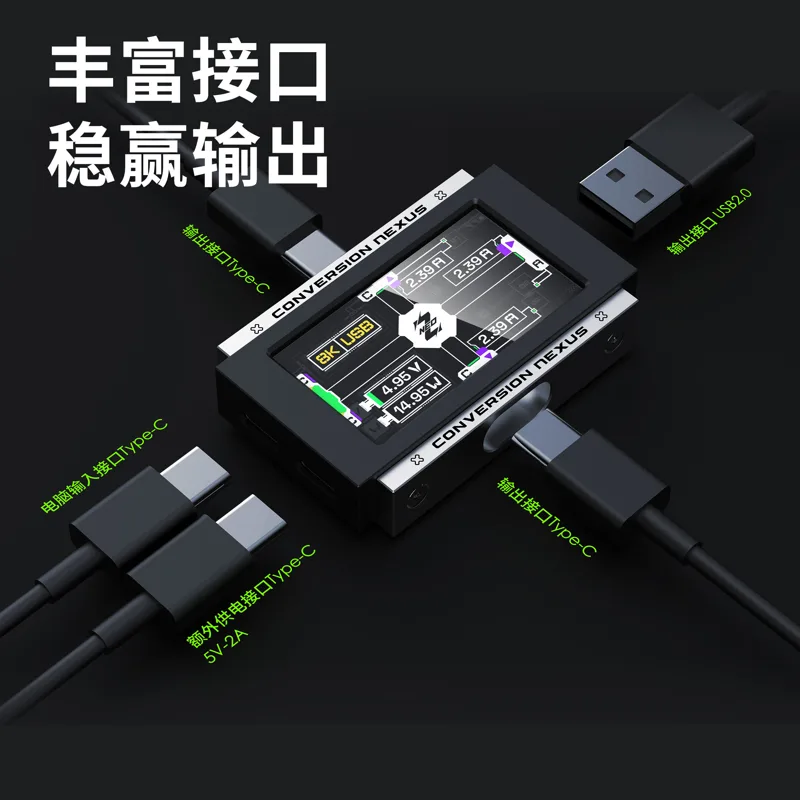 Hub USB para Jogos 2-em-3 com  - Gaming Keyboard Splitter avaliação e preço